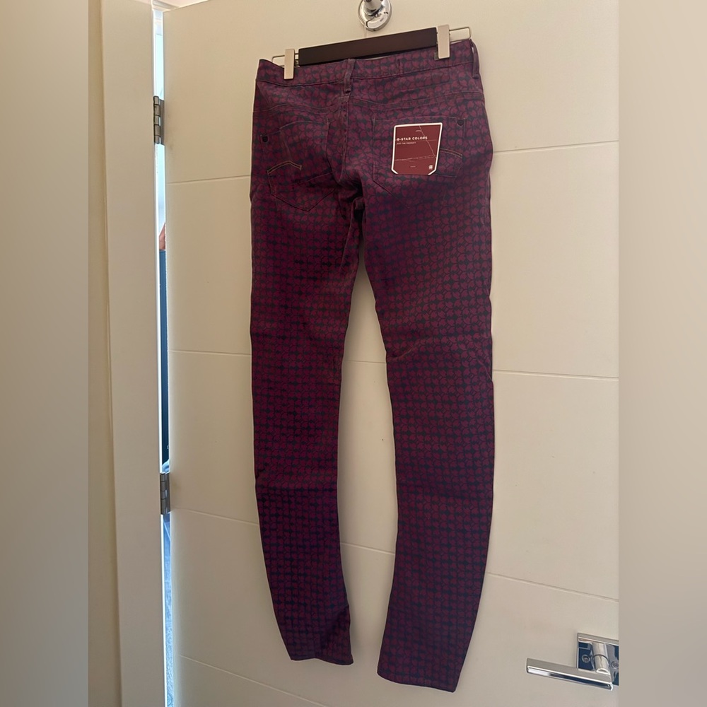 G-Star Purple Patterned Women's Pants